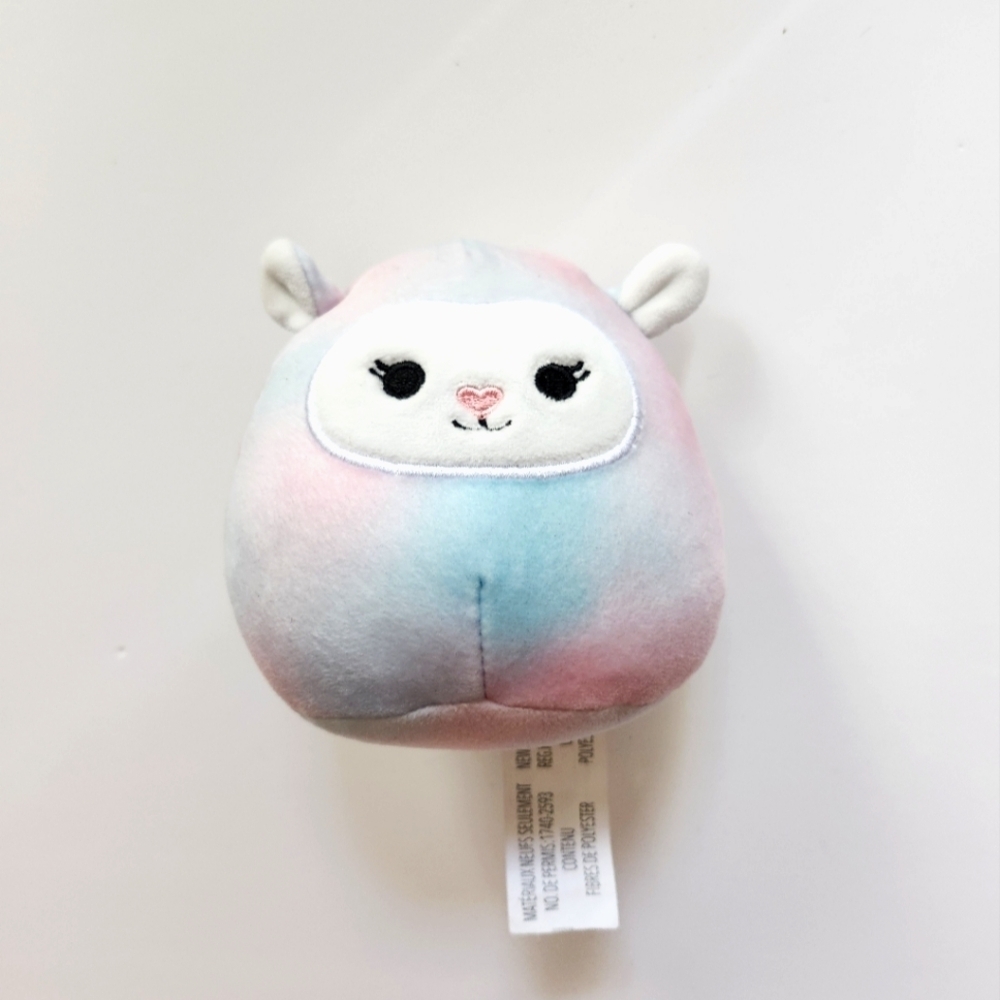 *5 for $20* Pastel Tie Dye Mini Lamb Squishmallow 4" Plush